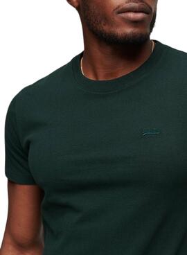 T-Shirt Superdry Vintage Logo Verde Homem