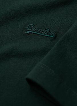 T-Shirt Superdry Vintage Logo Verde Homem