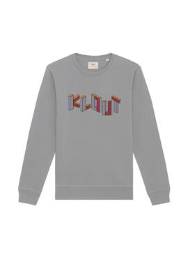 Sweat Klout Art Cinza Unisex