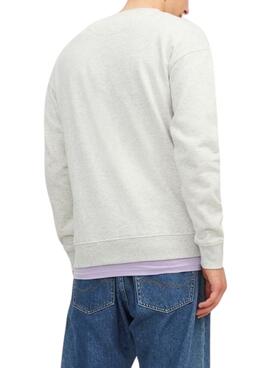 Sweat Jack & Jones Silverlake Branco Homem