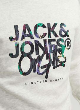 Sweat Jack & Jones Silverlake Branco Homem