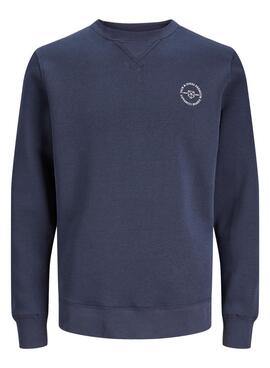 Sweat Jack & Jones Shield Azul Marinho para Homem