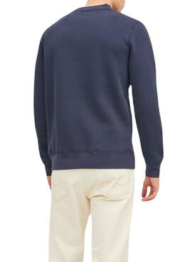 Sweat Jack & Jones Shield Azul Marinho para Homem