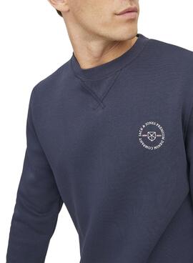 Sweat Jack & Jones Shield Azul Marinho para Homem