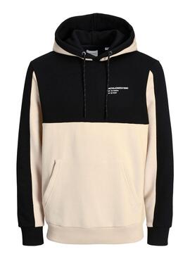 Sweat Jack & Jones Força Block Beige Homem