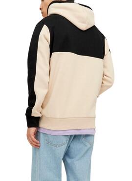 Sweat Jack & Jones Força Block Beige Homem