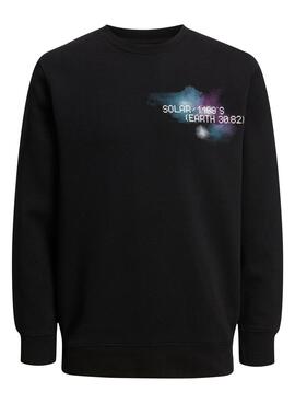 Sweat Jack & Jones Nebulosas Preto para Homem