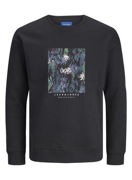 Sweat Jack & Jones Silverlake Preto Homem