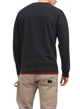 Sweat Jack & Jones Silverlake Preto Homem