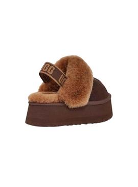 Zuecos UGG Funkette Marron para Mulher