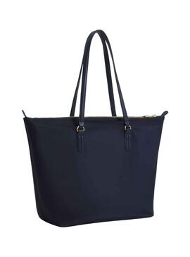 Bolsa Tommy Hilfiger Poppy Tote Corp Azul Marinho Mulher