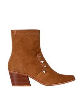 Botas Popa Olivia Adornos Marrom para Mulher.