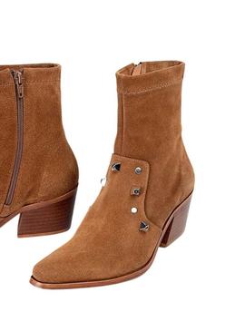 Botas Popa Olivia Adornos Marrom para Mulher.