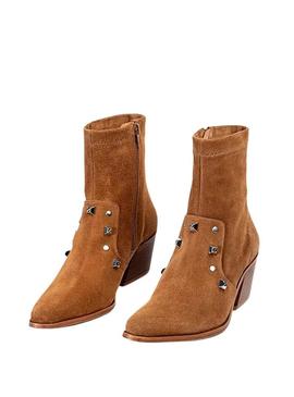 Botas Popa Olivia Adornos Marrom para Mulher.