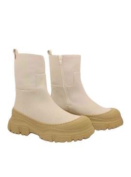 Botas Popa Ela Grenoble Beige para Mulher