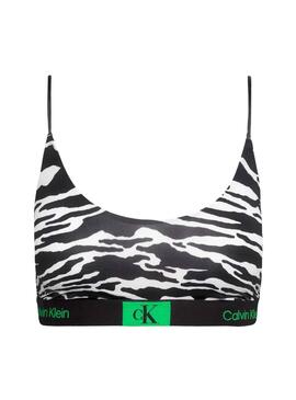 Soutien Calvin Klein Lined Bralette Cebra Mulher