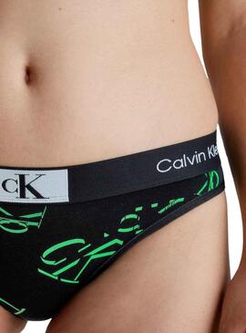 Braguita Calvin Klein Modern Biquíni Preto Mulher