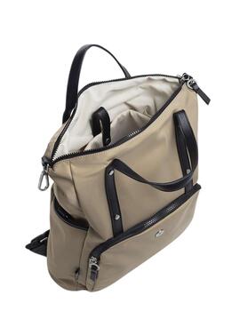 Mochila Munich Inteligente BackPack Beige para Mulher