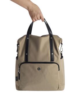 Mochila Munich Inteligente BackPack Beige para Mulher