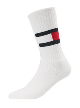 Maias Tommy Hilfiger TH Flag Branco Unisex