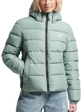 Casaca Superdry Spirit Sports Verde para Mulher