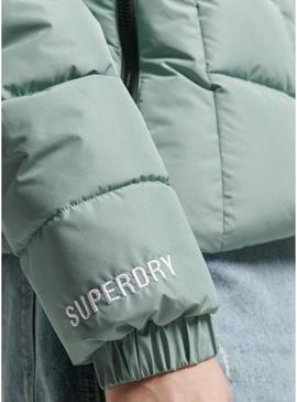 Casaca Superdry Spirit Sports Verde para Mulher