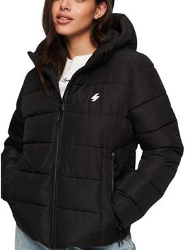 Casaca Superdry Spirit Sports Preto para Mulher