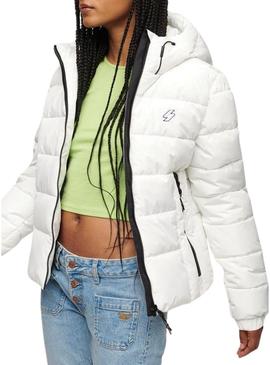Jaqueta Superdry Spirit Sports Branca Para Mulher