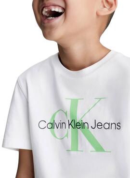T-Shirt Calvin Klein Jumpsuitgram Branco Menino