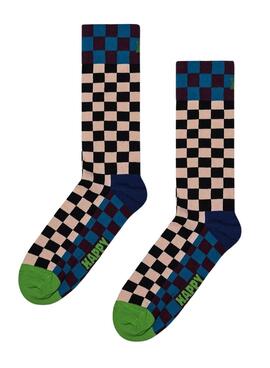 Maias Happy Socks Checkerboard Homem e Mulher