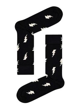 Maias Happy Socks Flash Pretos para Homem