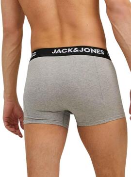 Pack 3 Cuecas Jack & Jones Multi Homem