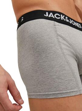 Pack 3 Cuecas Jack & Jones Multi Homem