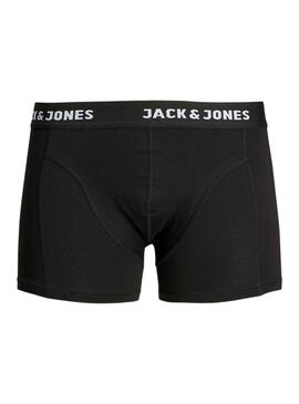 Pack 3 Cuecas Jack & Jones Pretos Homem