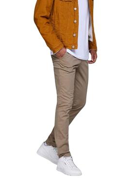 Calça Jack and Jones Marco Bege para Homem