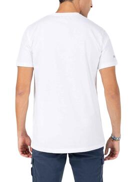 T-Shirt El Pulpo Explorer Branco para Homem