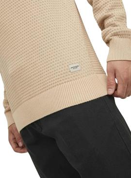 Camisola Jack & Jones Atlas Beige para Homem