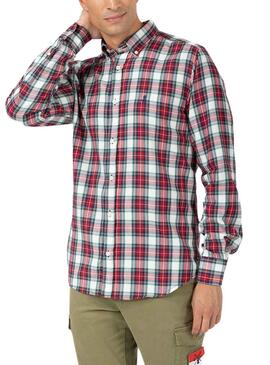 Camisa El Pulpo Frames Vermelho para Homem