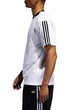 T-Shirt Adidas Trefoil Rib Branco Homem