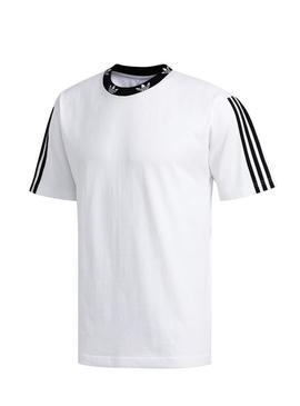 T-Shirt Adidas Trefoil Rib Branco Homem