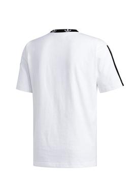 T-Shirt Adidas Trefoil Rib Branco Homem