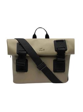 Mochila Lacoste Messenger Beige Unisex