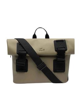 Mochila Lacoste Messenger Beige Unisex