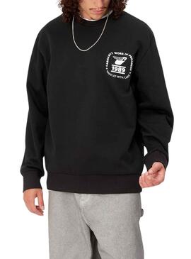 Carimbo Carhartt Sweat State Preto para Homem