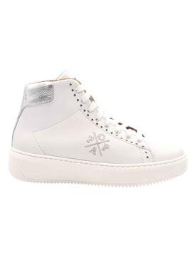 Botas Popa Bulnes Adorno Branco para Mulher