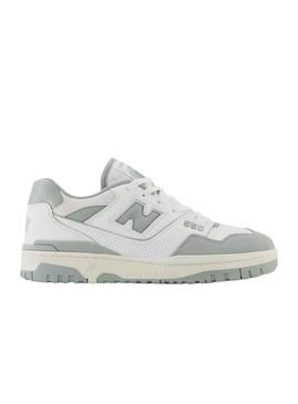 Sapatilhas New Balance BB550 Branco e Turquoise