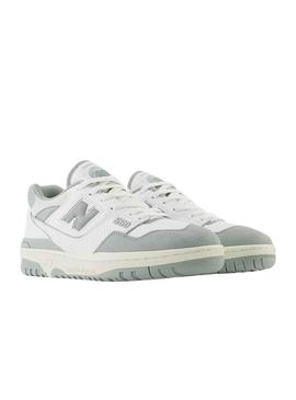 Sapatilhas New Balance BB550 Branco e Turquoise