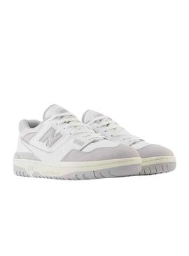 Sapatilhas New Balance BB550 Branco e Cinza