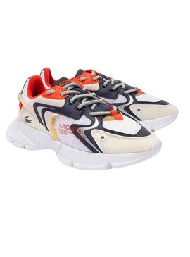Sapatilhas Lacoste L003 Neo Laranja Menino Menina