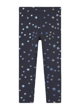 Leggings Name It Frosilia Estrelas Azul Marinho Menina